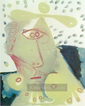 Büste der Frau 4 1971 Kubismus Pablo Picasso Ölgemälde